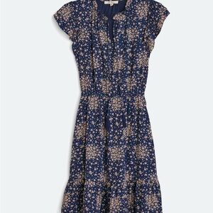 Aline dress, clio flutter sleeve